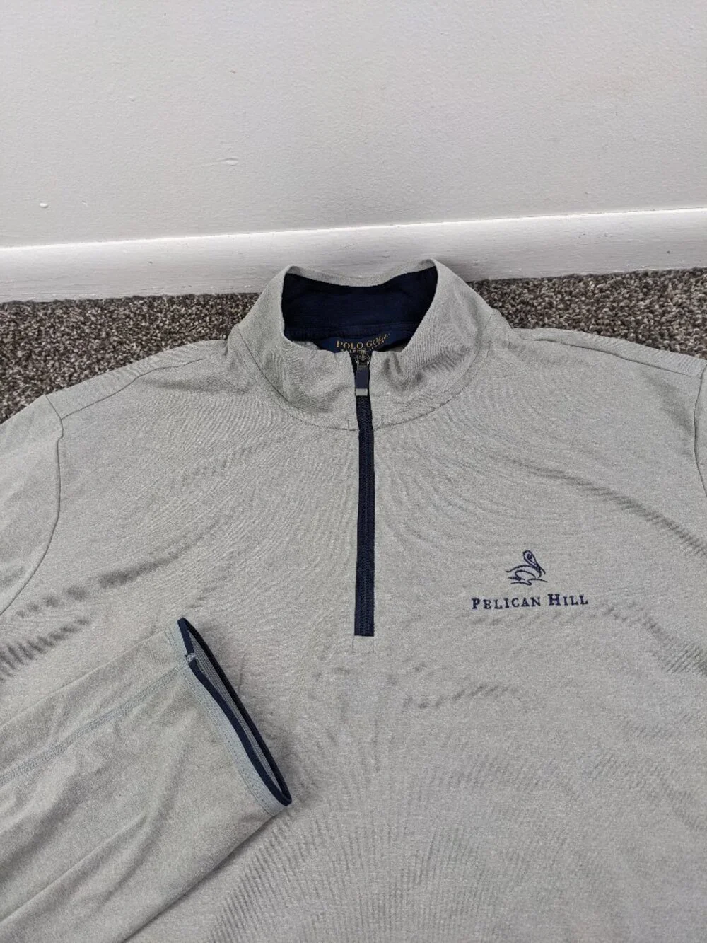 Pelican Hill Golf Club Jacket Polo Ralph Lauren Performance 1/4 Zip Mens 2XL